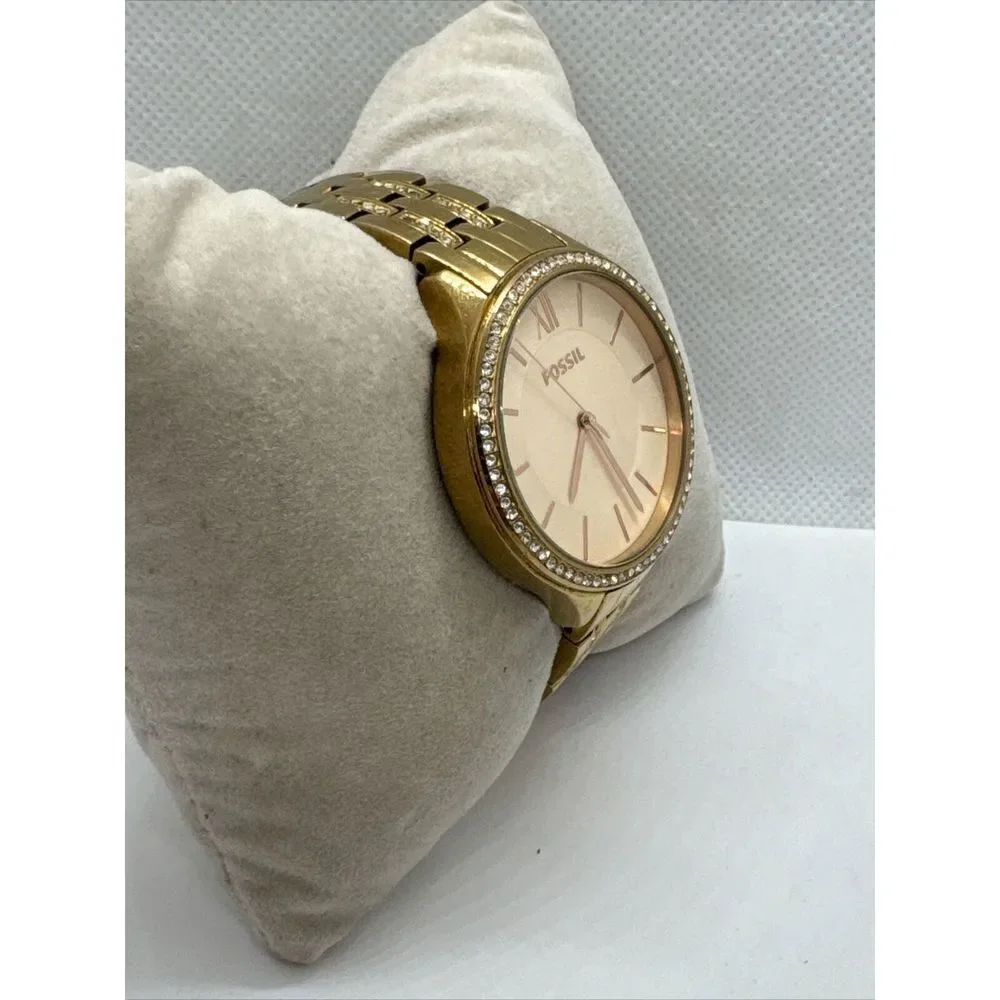 Fossil Suitor BQ3116 Women's Rose Gold Stainless Steel Analog Dial Watch JNA361